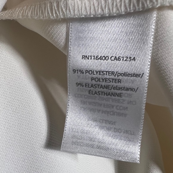 Daily Ritual Cream Cap Sleeve Sleeveless Tunic Tank Blouse Top Shirt Size 16 - Picture 6 of 8